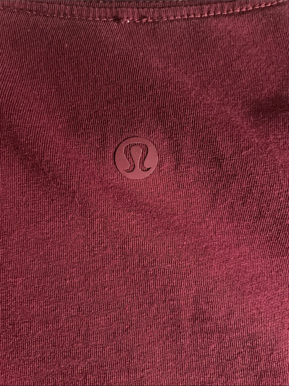 Women’s Deep V-Neck Short Sleeve Top - Burgundy